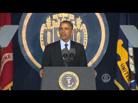 Watch CBS Evening News - Obama urges honorable conduct on military grads Online