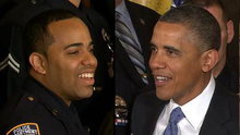Watch Editor - Obama Honors Top Cop Who Gave up date Night Online