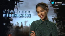 Watch HitFix - Star Trek Into Darkness: Zoe Saldana Interview Online