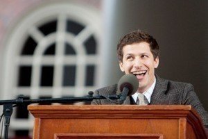 Andy Samberg Brings CEO, Marky Mark And Nicholas Cage To Harvard