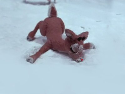 Sarah Palin's Caribou Hunt as Rudolph