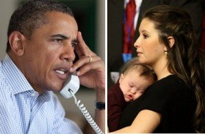 Bristol Palin and Barack Obama