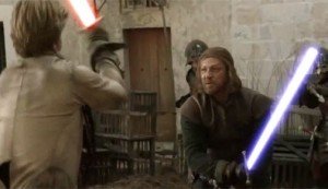Watch a 'Game of Thrones' Duel... with Lightsabers