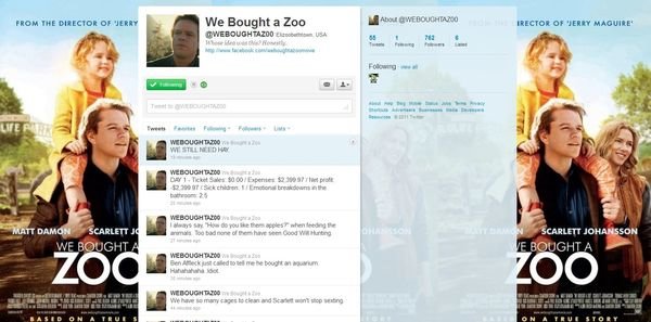Look And Laugh At This Fake 'We Bought A Zoo' Twitter Account
