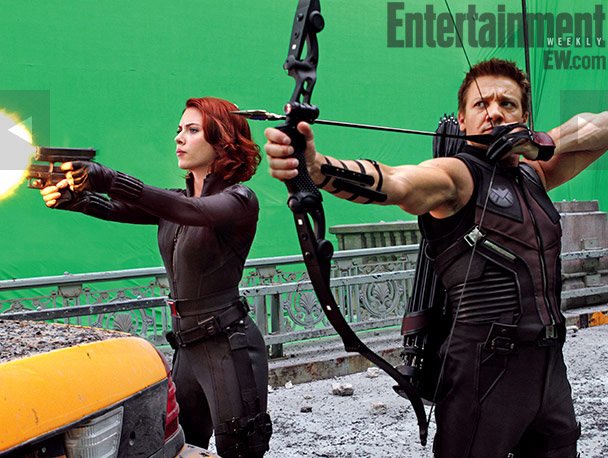 Behind the Scenes Photos: One Big Happy Family On 'Avengers' Set